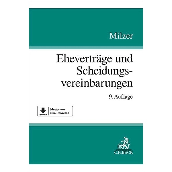 Eheverträge und Scheidungsvereinbarungen, Lutz Milzer, Gerrit Langenfeld