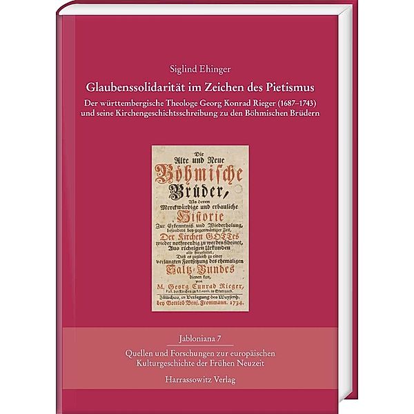 Ehinger, S: Glaubenssolidarität im Zeichen des Pietismus, Siglind Ehinger