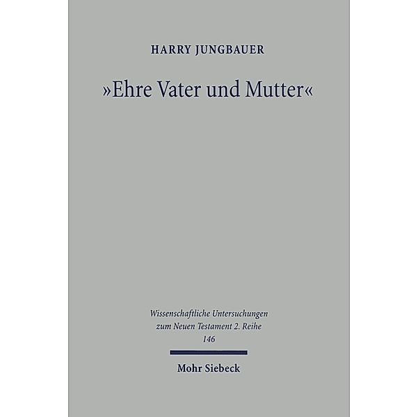 Ehre Vater und Mutter, Harry Jungbauer