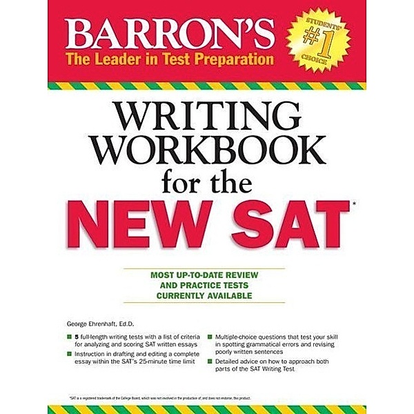 Ehrenhaft, G: Barron's Writing Workbook for the New SAT, George Ehrenhaft