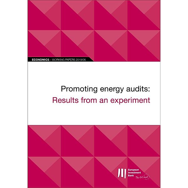 EIB Working Papers 2019/06 - Promoting energy audits: Results from an experiment