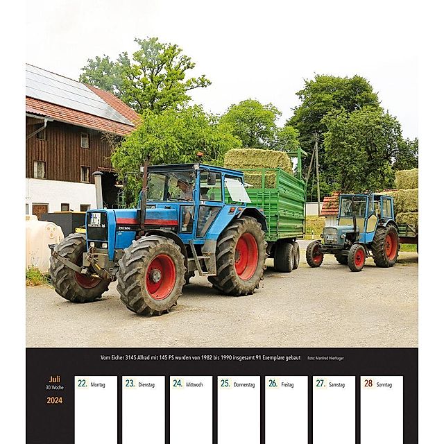 Eicher Traktoren 2024 - Kalender bei Weltbild.de bestellen