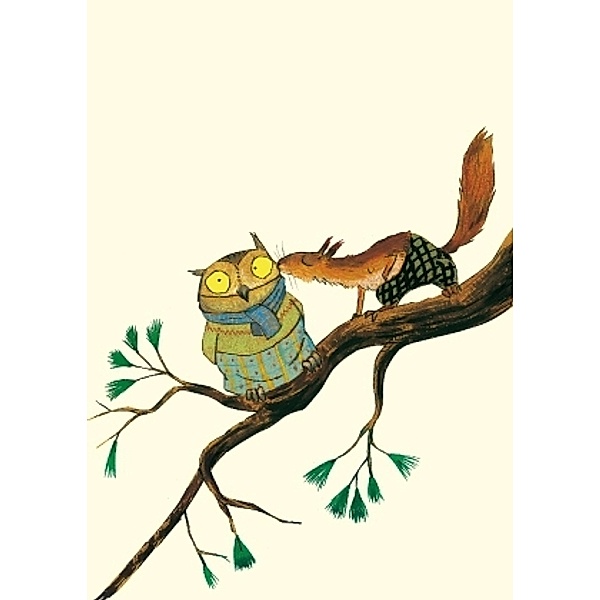 Eichhörnchen, Postkarten, Wolf Erlbruch