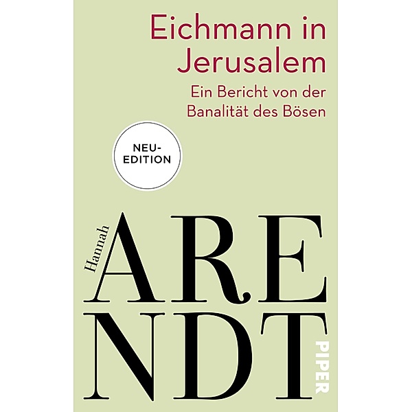 Eichmann in Jerusalem, Hannah Arendt