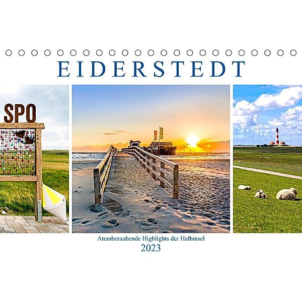 EIDERSTEDT-HIGHLIGHTS (Tischkalender 2023 DIN A5 quer), Andrea Dreegmeyer