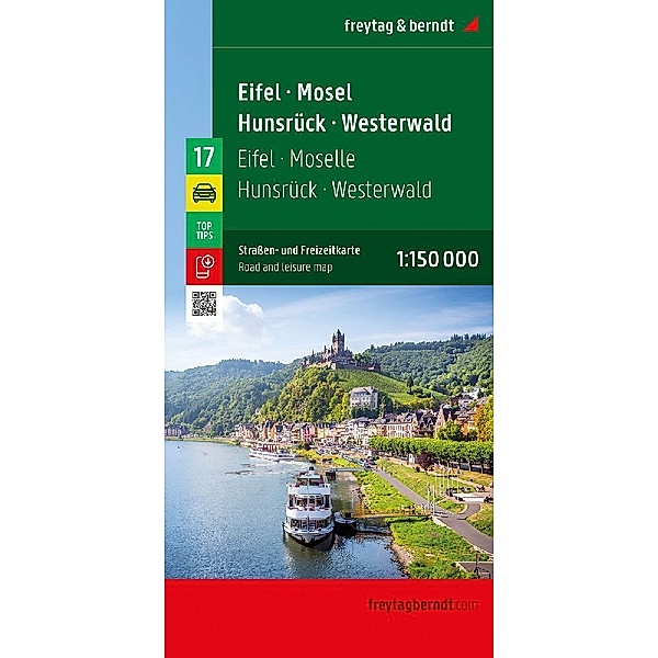 Eifel - Mosel - Hunsrück - Westerwald, Straßen- und Freizeitkarte 1:150.000, freytag & berndt