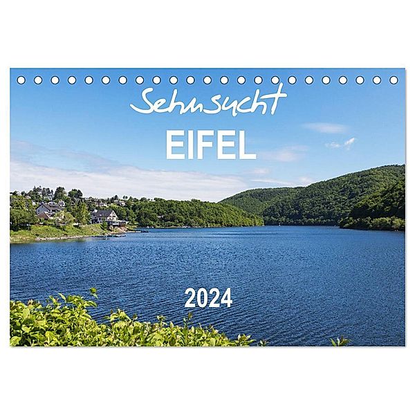 Eifel Sehnsucht (Tischkalender 2024 DIN A5 quer), CALVENDO Monatskalender, Gaby Wojciech