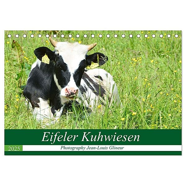 Eifeler Kuhwiesen (Tischkalender 2025 DIN A5 quer), CALVENDO Monatskalender, Calvendo, Jean-Louis Glineur