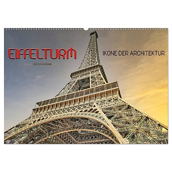 Eiffelturm - Ikone der Architektur (Wandkalender 2024 DIN A2 quer), CALVENDO Monatskalender, Peter Roder
