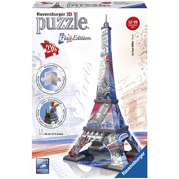 Eiffelturm - Paris, Flag Edition (Puzzle)