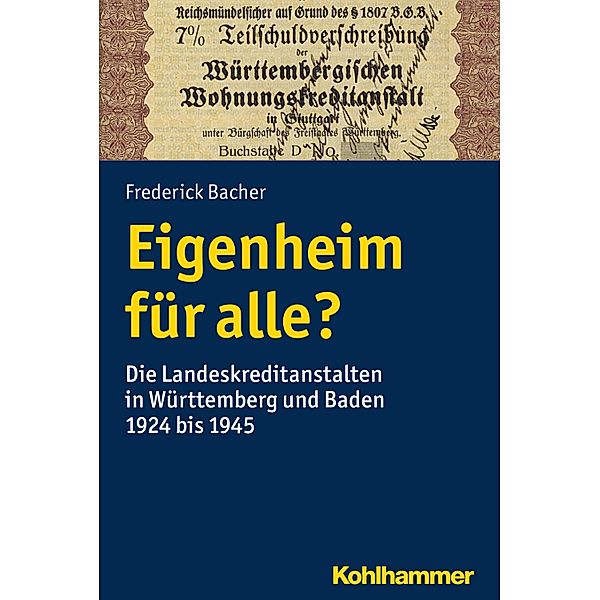 Eigenheim für alle?, Frederick Bacher