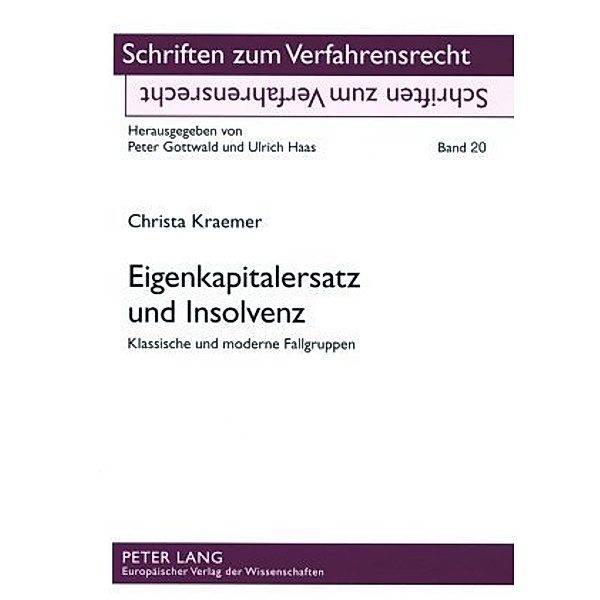 Eigenkapitalersatz und Insolvenz, Christa Kraemer