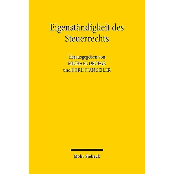 Eigenständigkeit des Steuerrechts