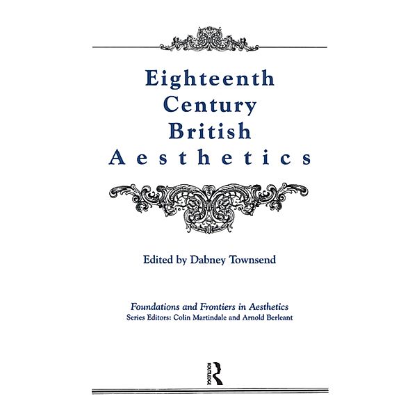 Eighteenth-Century British Aesthetics, Dabney Townsend