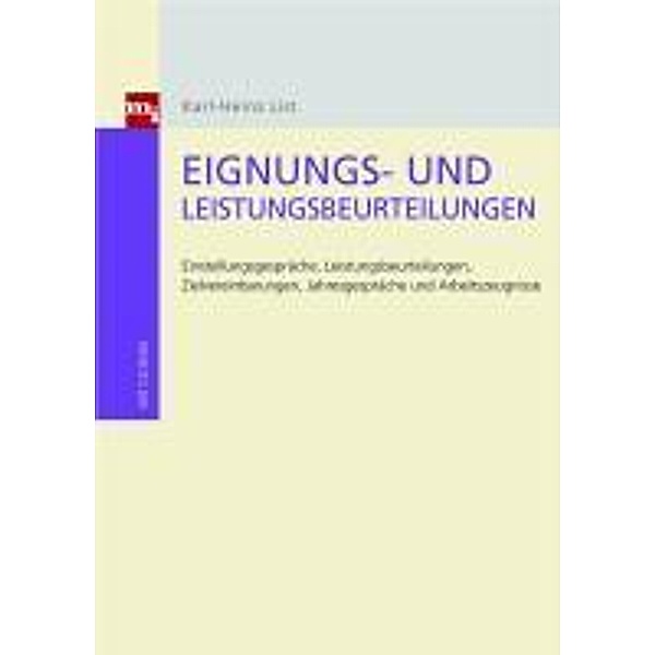 Eignungs- und Leistungsbeurteilungen / mi-Fachverlag bei Redline, Karl-Heinz List