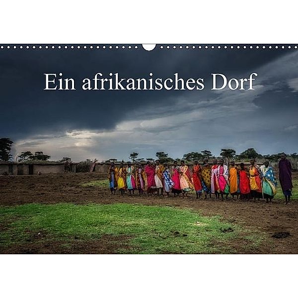 Ein afrikanisches DorfCH-Version (Wandkalender 2016 DIN A3 quer), Alain Gaymard