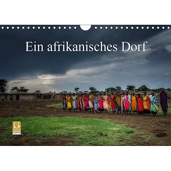 Ein afrikanisches DorfCH-Version (Wandkalender 2019 DIN A4 quer), Alain Gaymard