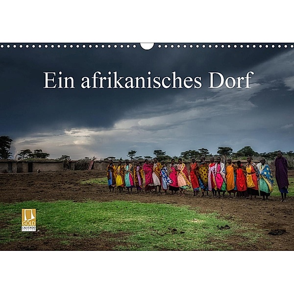 Ein afrikanisches DorfCH-Version (Wandkalender 2021 DIN A3 quer), Alain Gaymard