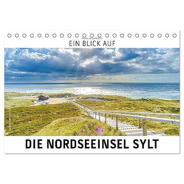 Ein Blick auf die Nordseeinsel Sylt (Tischkalender 2025 DIN A5 quer), CALVENDO Monatskalender, Calvendo, Markus W. Lambrecht