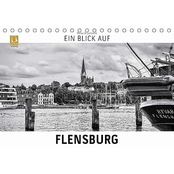 Ein Blick auf Flensburg (Tischkalender 2023 DIN A5 quer), Markus W. Lambrecht