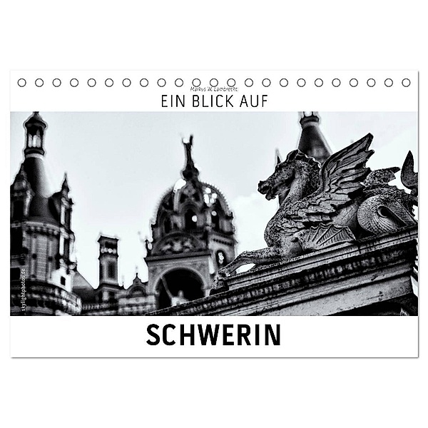 Ein Blick auf Schwerin (Tischkalender 2024 DIN A5 quer), CALVENDO Monatskalender, Markus W. Lambrecht