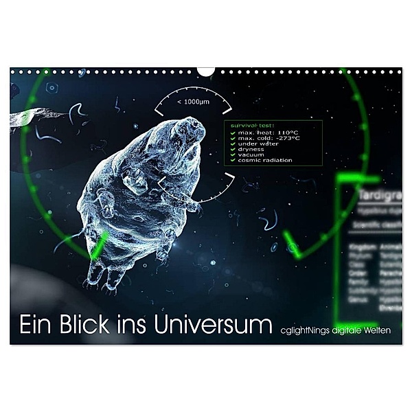 Ein Blick ins Universum - cglightNings digitale Welten (Wandkalender 2024 DIN A3 quer), CALVENDO Monatskalender, Stefanie Winkler - cglightNing