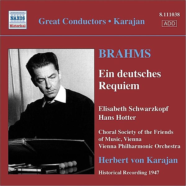 Ein Deutsches Requiem, Karajan, Schwarzkopf, Wpo