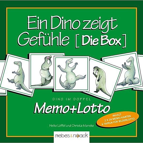 Mebes & Noack Ein Dino zeigt Gefühle, Die Box (Kinderspiel), Heike Löffel, Christa Manske