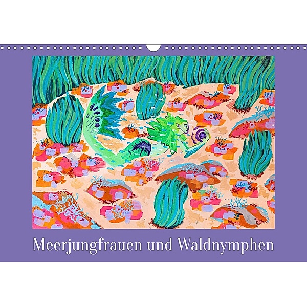 Ein Einblick in die Welt der Meerjungfrauen und WaldnymphenAT-Version  (Wandkalender 2022 DIN A3 quer), Niisirum