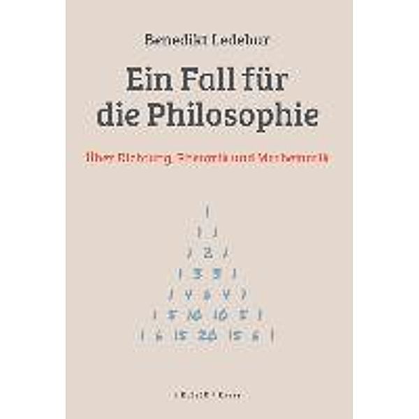 Ein Fall für die Philosophie, Benedikt Ledebur