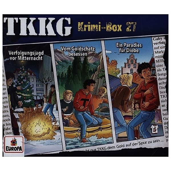 Ein Fall für TKKG - Krimi-Box.Box.27,3 Audio-CD, Tkkg