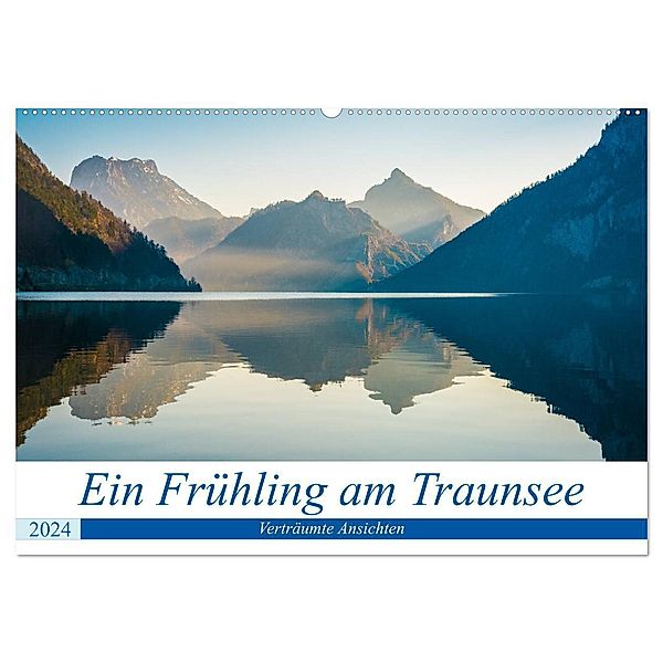 Ein Frühling am Traunsee - Verträumte Ansichten (Wandkalender 2024 DIN A2 quer), CALVENDO Monatskalender, Martin Wasilewski