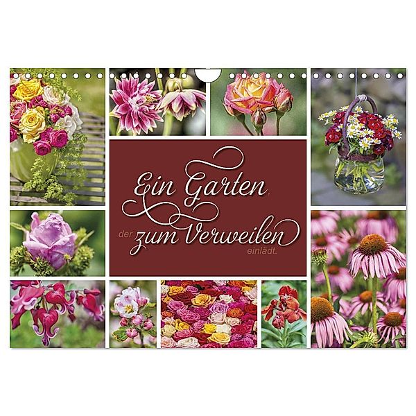 Ein Garten, der zum Verweilen einlädt (Wandkalender 2025 DIN A4 quer), CALVENDO Monatskalender, Calvendo, Susann Kuhr