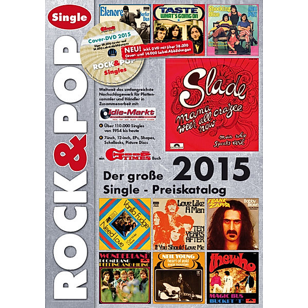 Ein Good Times Buch / Der große Rock & Pop Single-Preiskatalog 2015, m. DVD-ROM, Martin Reichold