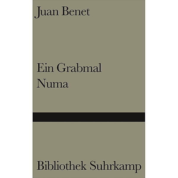 Ein Grabmal; Numa (Eine Sage), Juan Benet