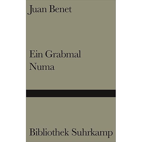 Ein Grabmal; Numa (Eine Sage), Juan Benet