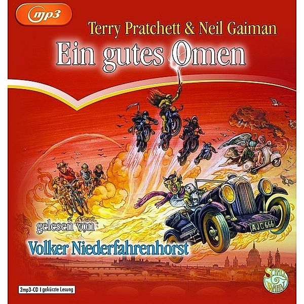 Ein gutes Omen,2 Audio-CD, 2 MP3, Terry Pratchett, Neil Gaiman