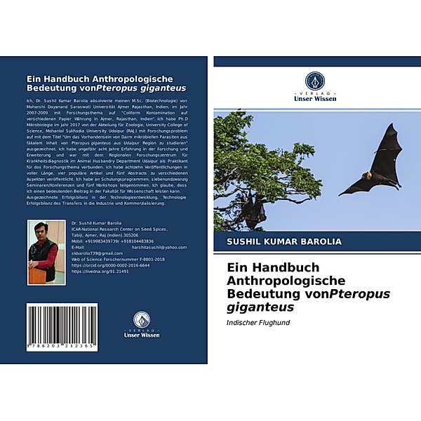 Ein Handbuch Anthropologische Bedeutung vonPteropus giganteus, Sushil Kumar Barolia