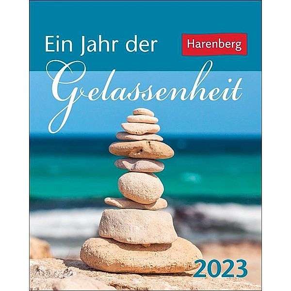 Ein Jahr der Gelassenheit 2023 Mini-Geschenkkalender. Entspannt durchs Jahr mit dem kleinen täglichen Abreisskalender. Kl, Ann Christin Artel