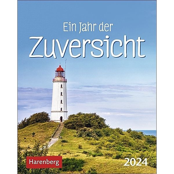 Ein Jahr der Zuversicht Mini-Geschenkkalender 2024. Jeden Tag positiv Denken mit dem Mini-Tischkalender für die tägliche Portion Optimismus, Julia Linne