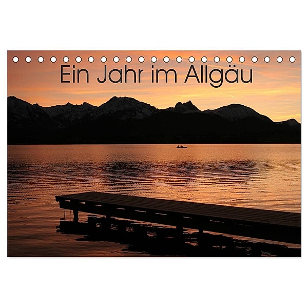 Ein Jahr im Allgäu (Tischkalender 2024 DIN A5 quer), CALVENDO Monatskalender, Anne Kreutzer-Eichhorn