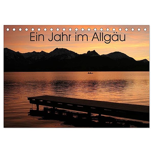 Ein Jahr im Allgäu (Tischkalender 2025 DIN A5 quer), CALVENDO Monatskalender, Calvendo, Anne Kreutzer-Eichhorn