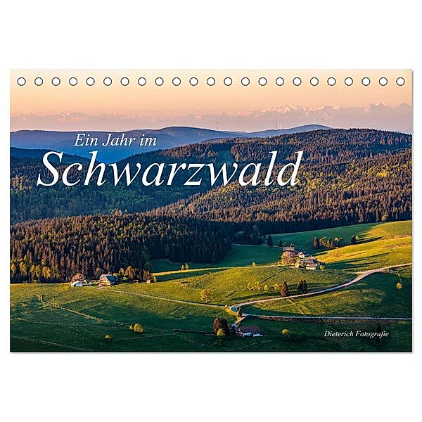 Ein Jahr im Schwarzwald (Tischkalender 2025 DIN A5 quer), CALVENDO Monatskalender, Calvendo, Werner Dieterich