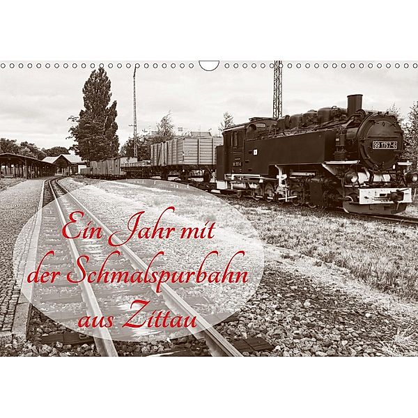 Ein Jahr mit der Schmalspurbahn aus Zittau (Wandkalender 2020 DIN A3 quer), Joy Valley