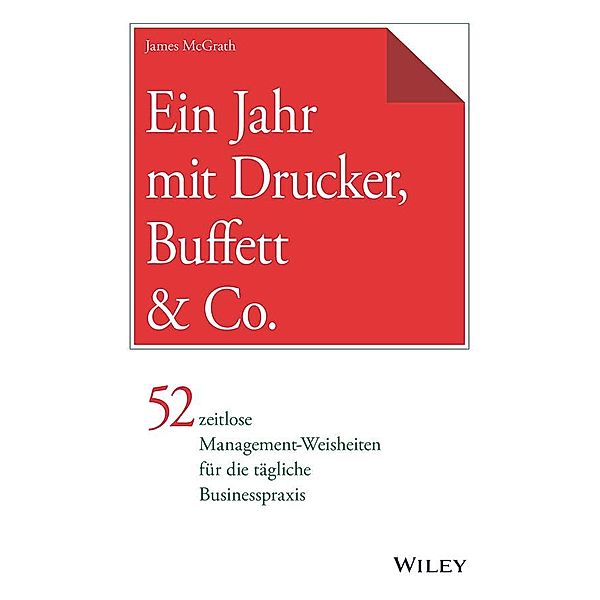 Ein Jahr mit Drucker, Buffett & Co., James McGrath