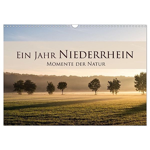 Ein Jahr Niederrhein Momente der Natur (Wandkalender 2024 DIN A3 quer), CALVENDO Monatskalender, Bastian Pauli