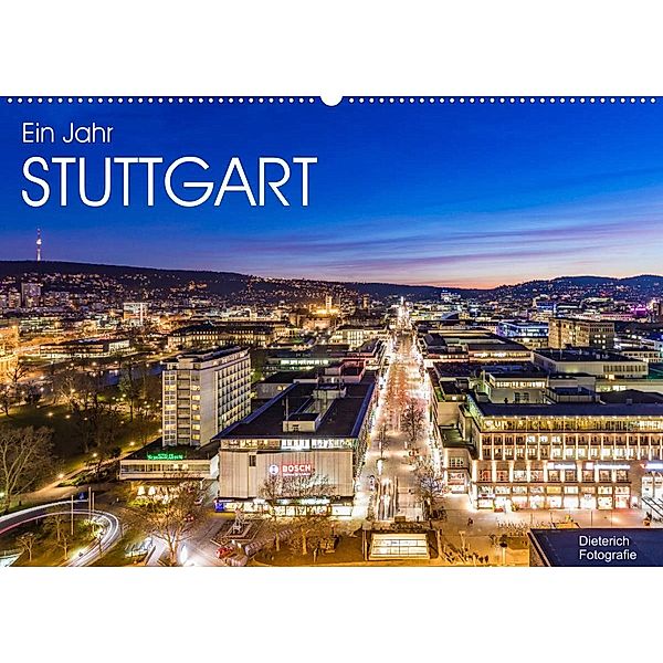 Ein Jahr STUTTGART (Wandkalender 2023 DIN A2 quer), Werner Dieterich