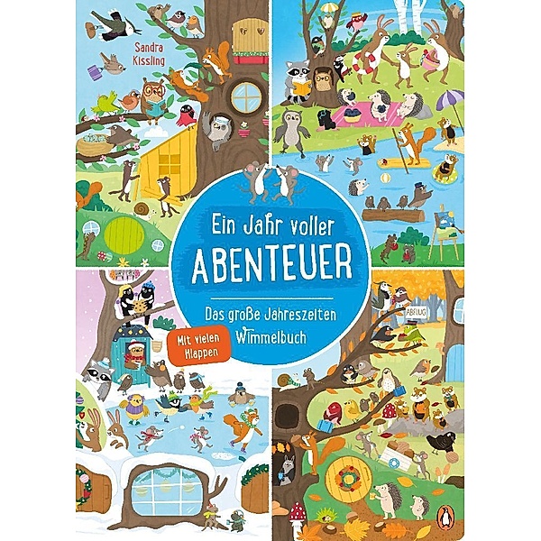 Ein Jahr voller Abenteuer - Das grosse Jahreszeiten-Wimmelbuch, Sandra Kissling