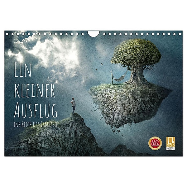Ein kleiner Ausflug ins Reich der Fantasie (Wandkalender 2024 DIN A4 quer), CALVENDO Monatskalender, Brigitte Kuckenberg-Wagner