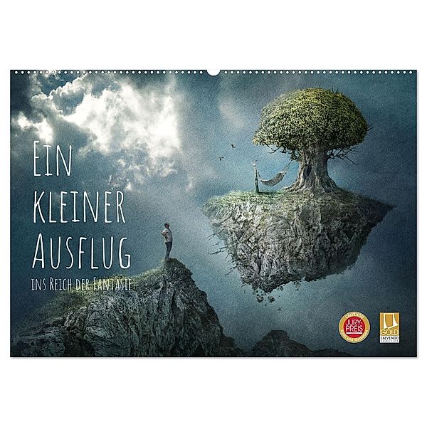 Ein kleiner Ausflug ins Reich der Fantasie (Wandkalender 2024 DIN A2 quer), CALVENDO Monatskalender, Brigitte Kuckenberg-Wagner